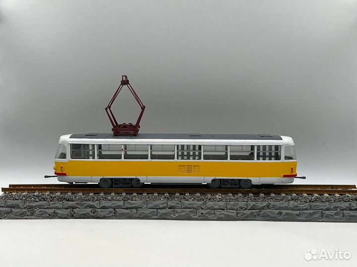 Tatra T3SU (1:87) Москва модель трамвая