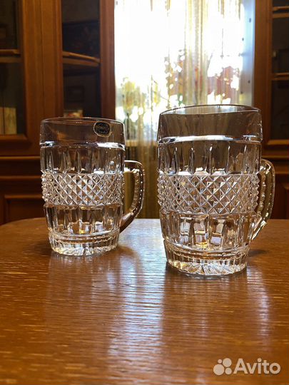 Пивной бокал (богемский хрусталь)