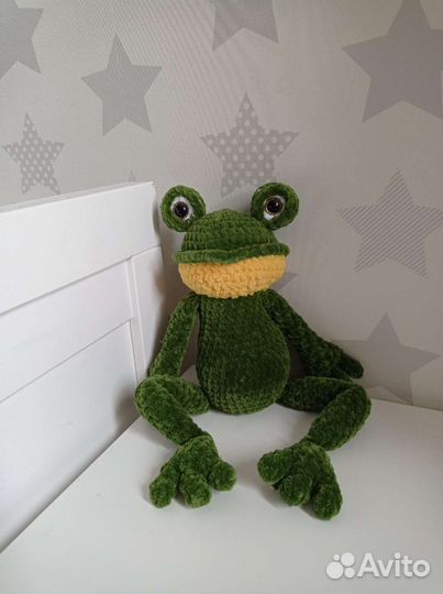 Вязаная лягушка