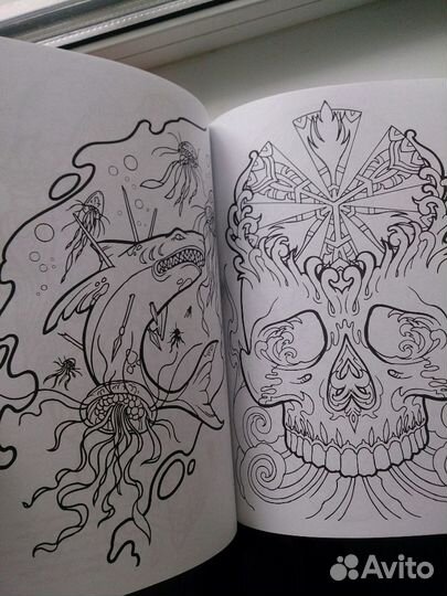 Эскизы тату Антистресс раскраска