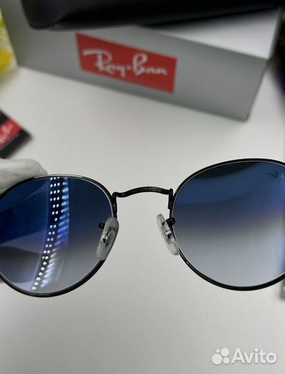 Очки Ray Ban Round Metal 50 пепельный RB3447