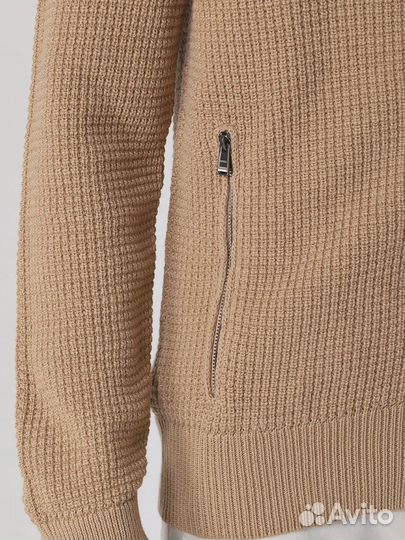 Кардиган из хлопка и шерсти Boss