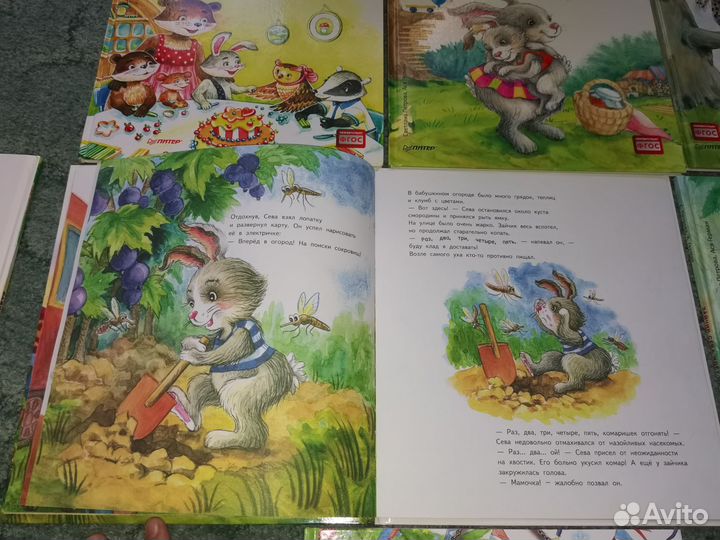 Книги зайчик сева