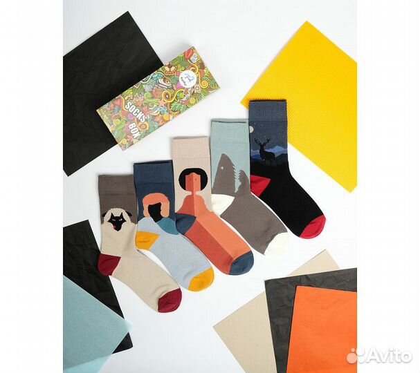 Носки Funfur Wolf в наборе 5 пар