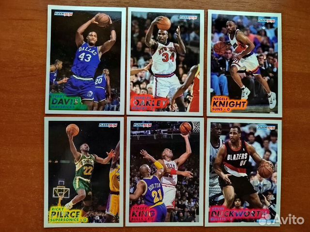 Баскетбольные карточки США Fleer 93-94 объявление продам