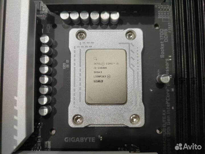 Комплект Gigabyte B760M aorus wifi+i5-14600К+32 Гб