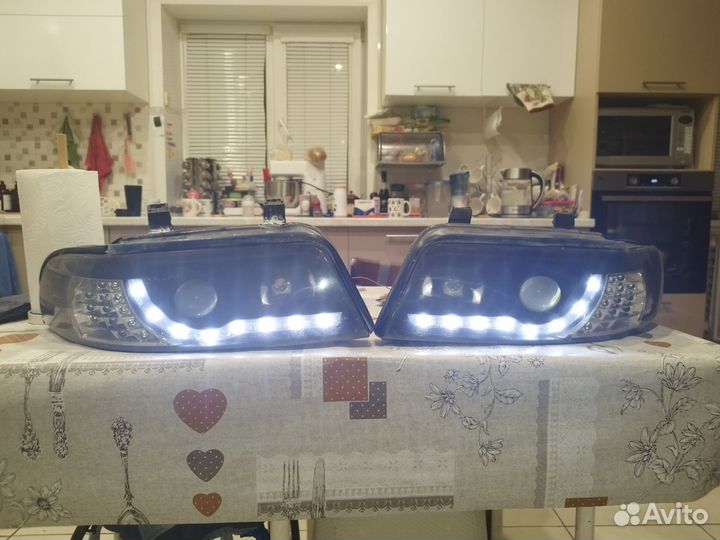 Тюнинг фары audi a4 b5