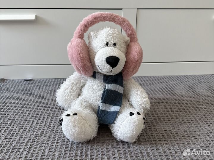 Наушники меховые утепленные новые розовые черные