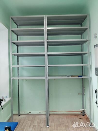 Стеллаж разборный металлический