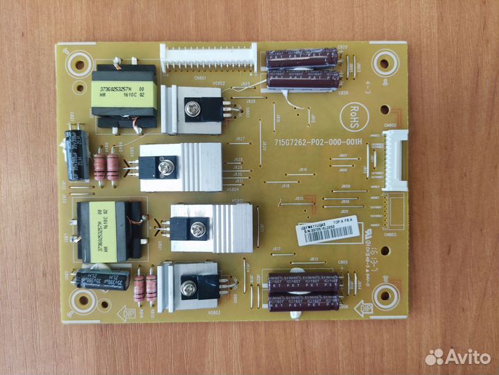 Материнская плата, блок питания philips 55