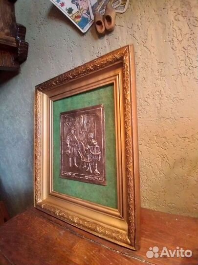 Панно латунное Голландия