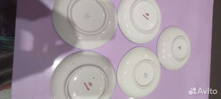 Чайные блюдца лфз кобальт