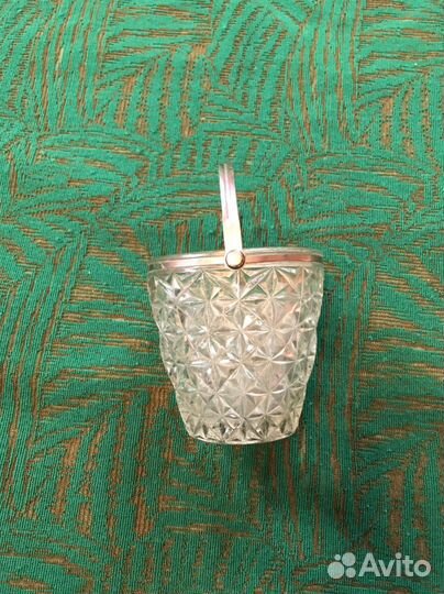 Ведерко для льда хрустальное СССР