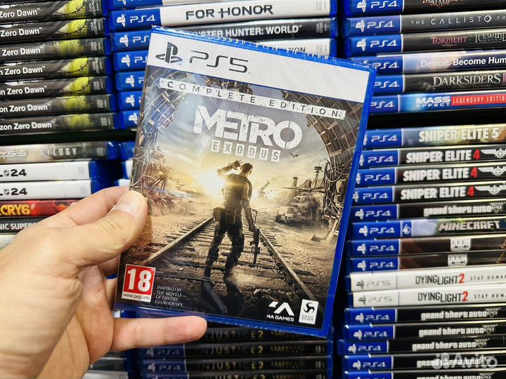 Metro exodus ps5 диск новый