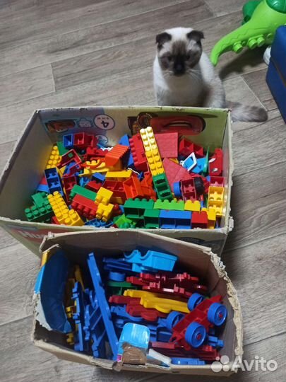 Конструктор bauer железная дорога+ стройка