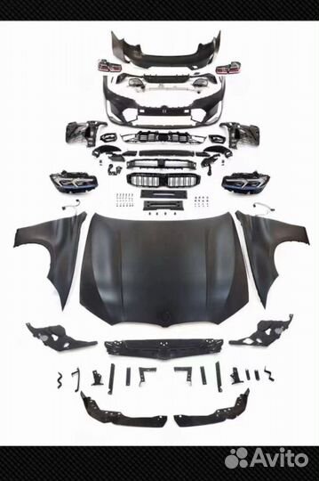 Рестайлинг обвес бмв ф30 bmw f30 в G20 комплект