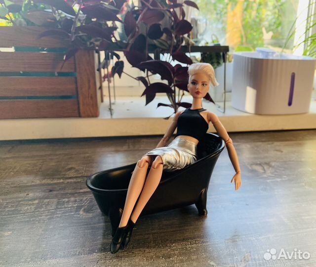 Ванная игрушечная для куклы 1/12, 1/6 керамика