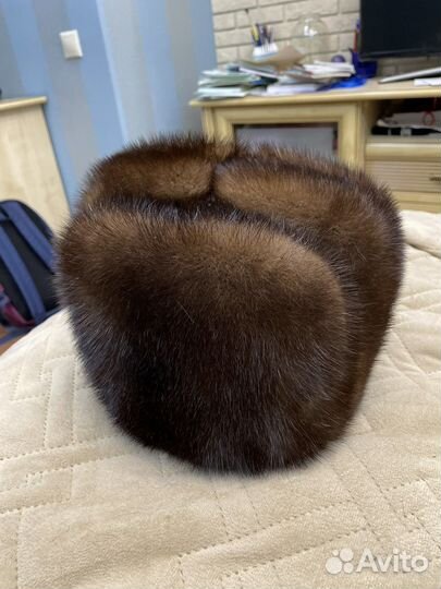 Шапка-ушанка мужская норка
