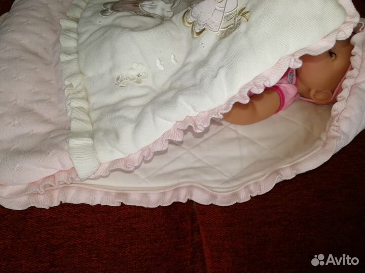 Конверт и плед на выписку Piccolo Angelo