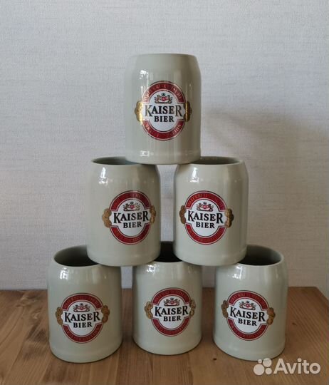 Пивная кружка Kaiser bier, набор 6 штук