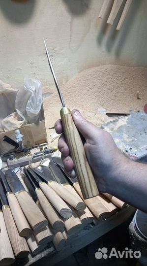 Нож кованый ручной работы