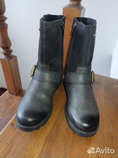 Сапоги для девочки кожаные осенние вессение 31 р-р
