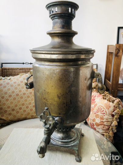 Самовар на дровах антикварный