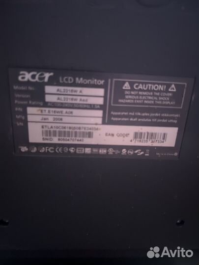 Монитор 24 дюйма Acer
