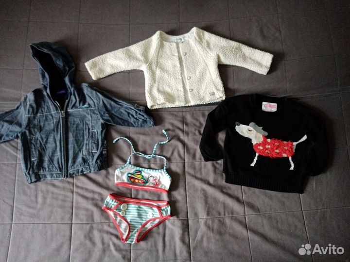 Пакет вещей на девочку 2-3 года, рост 98-104