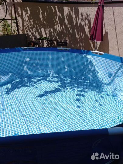 Каркасный бассейн intex бу