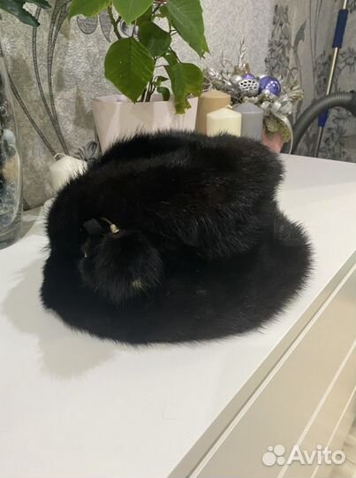 Шапка норковая женская