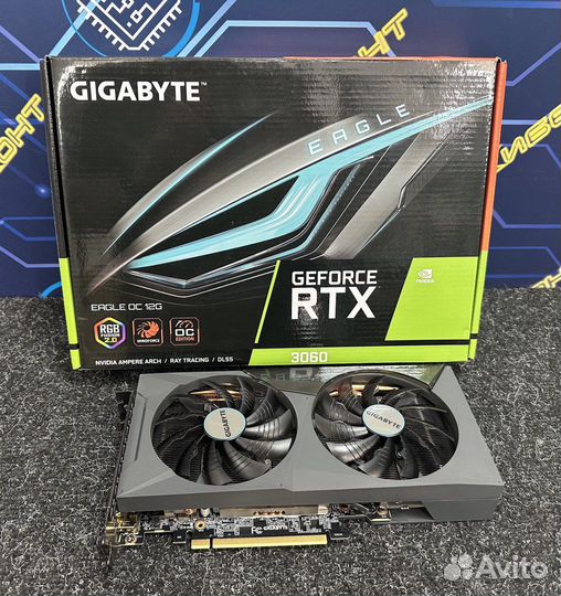 Видеокарта Gigabyte RTX 3060 Eagle OC 12GB