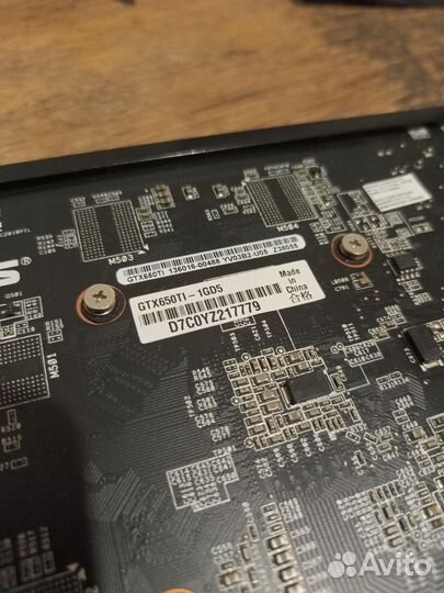 Видеокарта Asus gtx 650ti 1gb5
