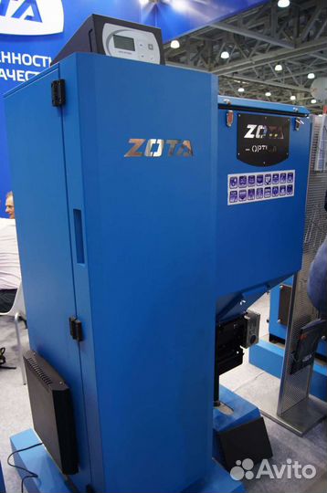 Котел твердотопливный автоматический Optima Zota