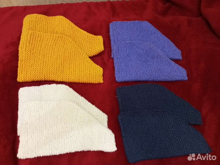 Носки ручной вязки шерстяные