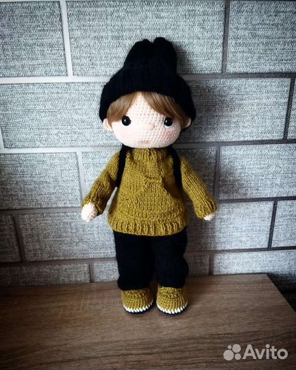 Кукла ручной работы мальчик