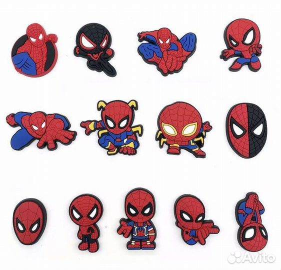 Украшения на crocs джиббитсы