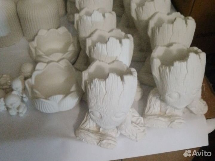 Раскраска дерево груд, из гипса