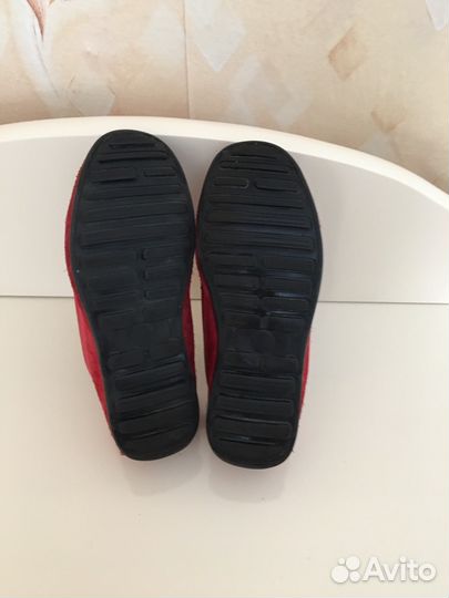 Мокасины замшевые 28размер