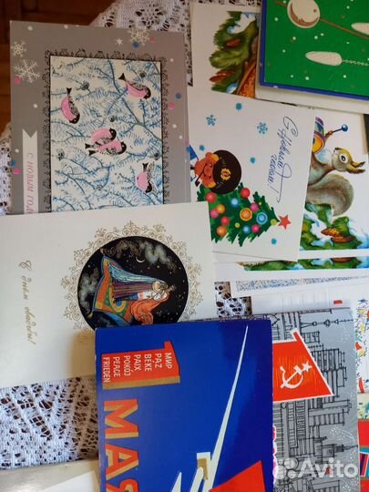 Открытки СССР чистые