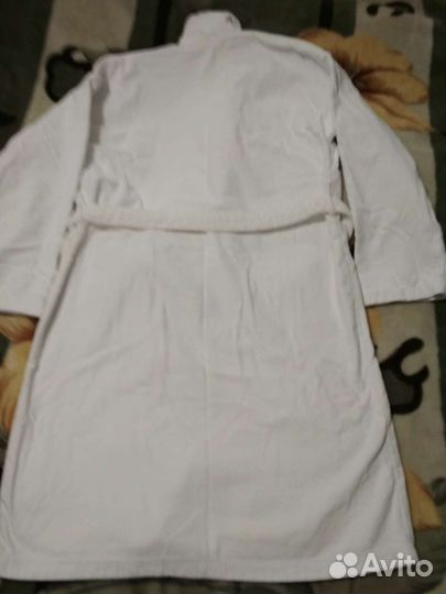 Халат махровый 54р,шапки банные