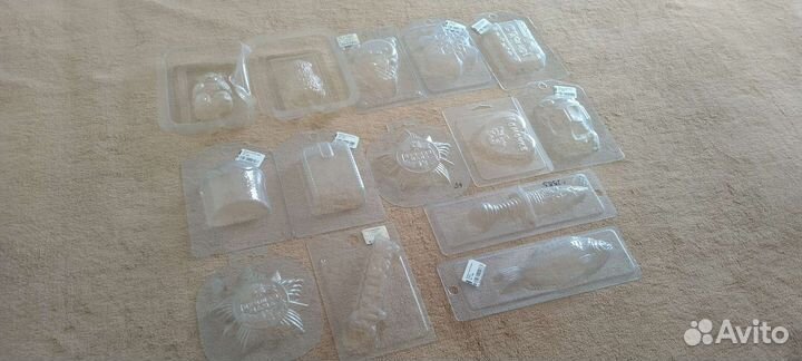 Пластиковые формы для шоколада, мыла и т.д. 100 шт