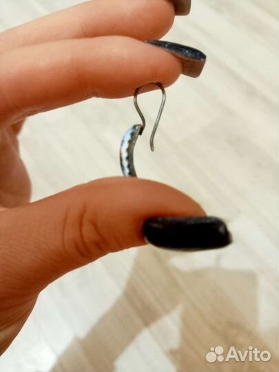 Серьги финифть,винтаж