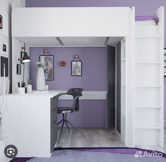 Кровать чердак