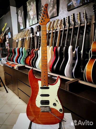 Электрогитара eart NK-C3 Trans Cherryburst
