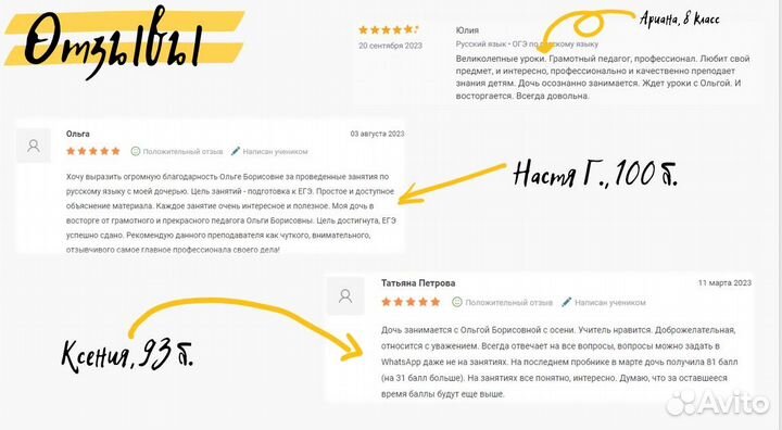 Репетитор по русскому языку