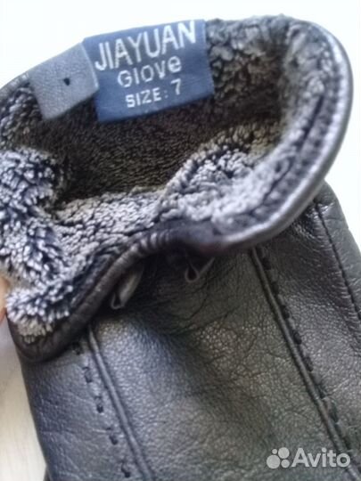 Перчатки женские кожаные