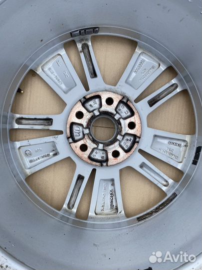 Оригинальные диски на skoda trius r17