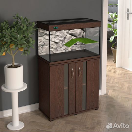 Террариум 100 литров для черепахи венге