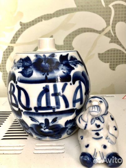 Штофы гжель